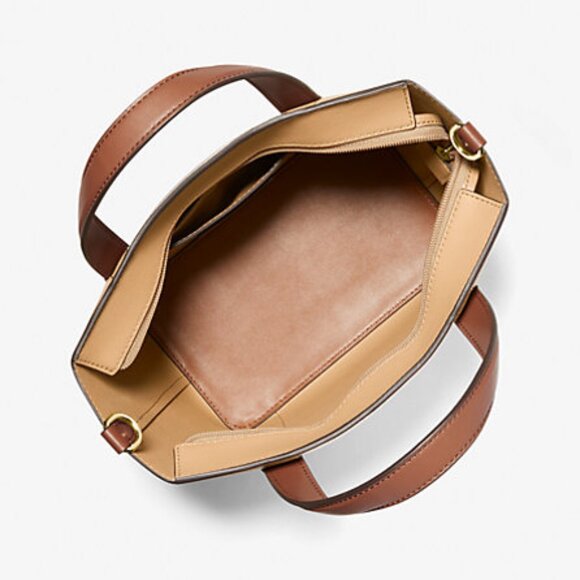 $119 NWT MICHAEL MICHAEL KORS Small Color-Block Tote Bag - Picture 3 of 8